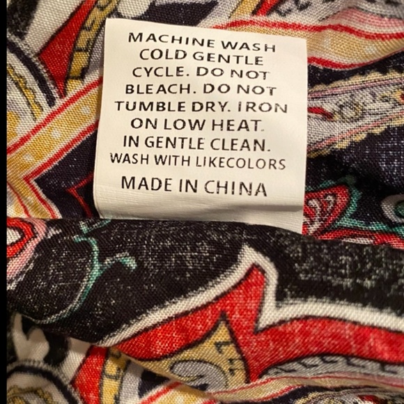 NWT Bloomchic Black Paisley Floral Long Sleeve Lightweight Flowy Maxi Dress 12 - Picture 11 of 11